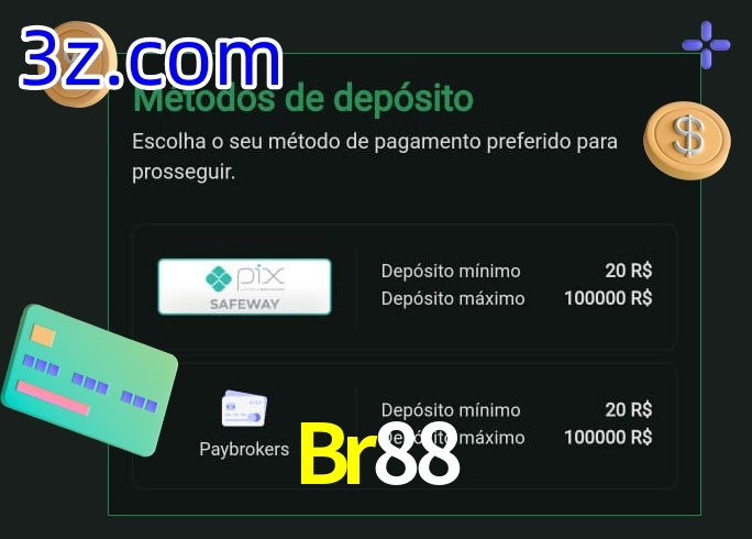 O cassino Br88 oferece uma grande variedade de métodos de pagamento